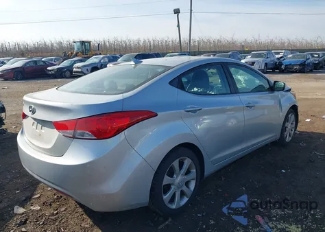2011 Hyundai Elantra Limited from USA, damaged, VIN 5NPDH4AE7BH021414